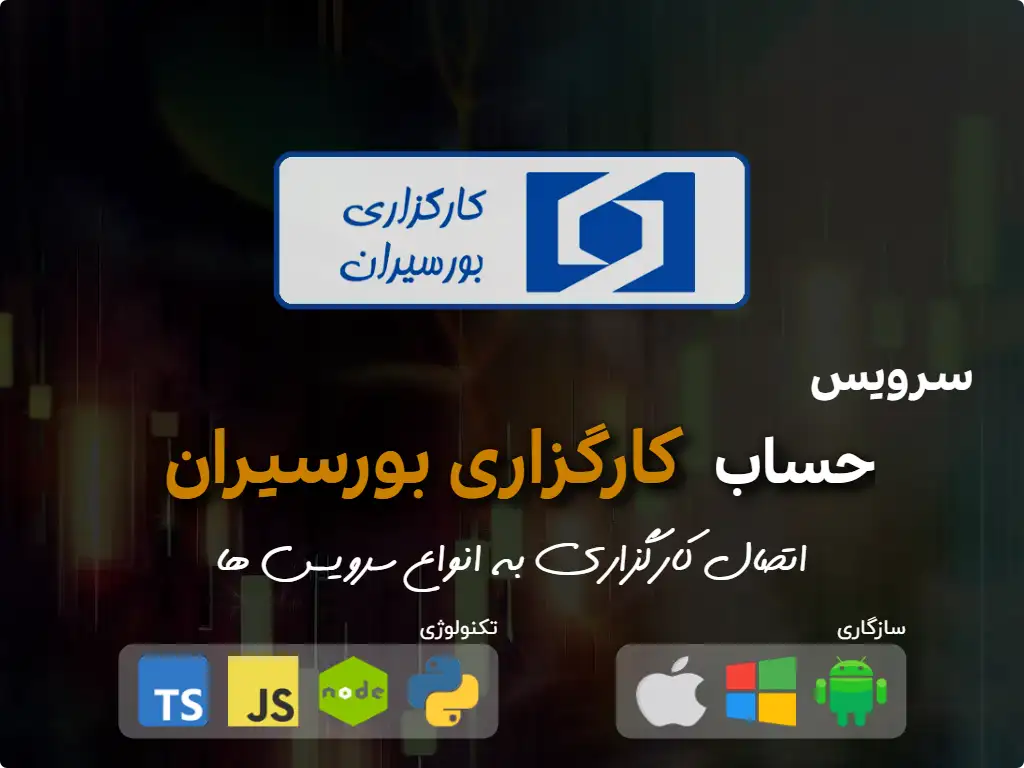 this is the primary image of: اتصال به حساب کارگزاری بورسیران