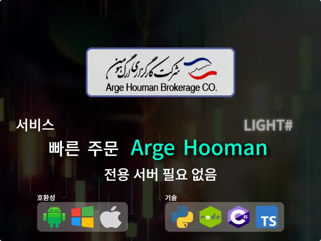 this is the main image of journal: 중개업을 Arge Hooman 빠른 주문(낮은 자본)