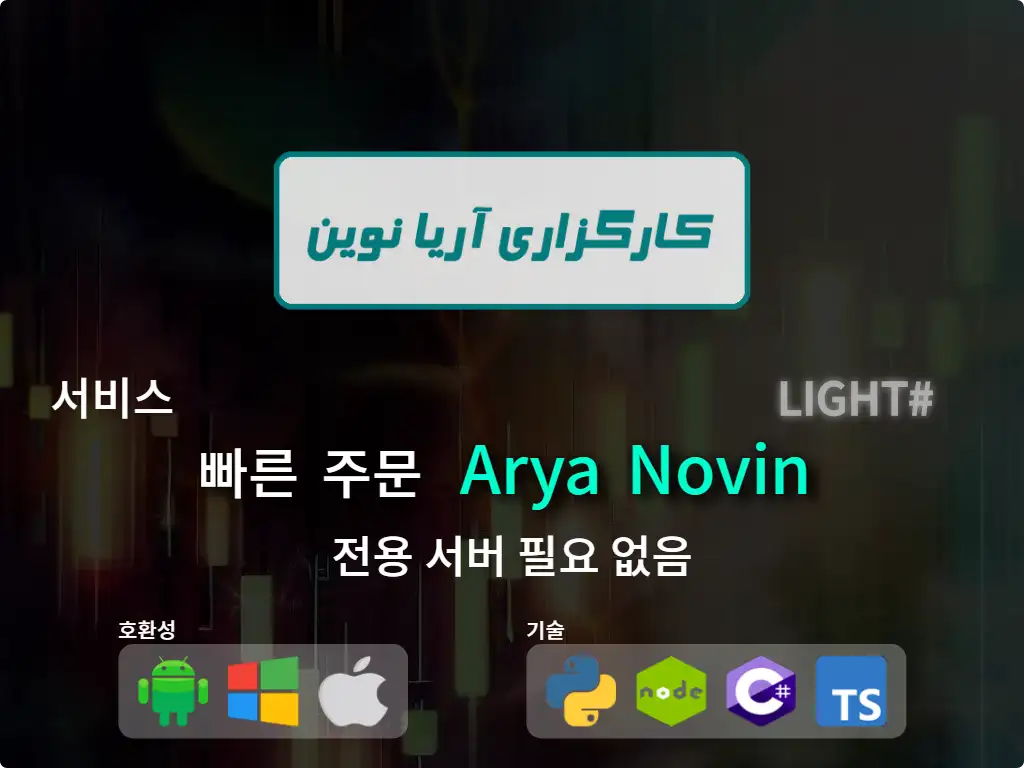 this is the main image of journal: 중개업을 Arya Novin 빠른 주문(저자본)